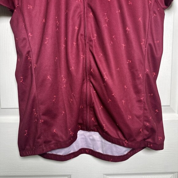 Pearl Izumi Womens XL Beet Red Cycling Jersey Top Short Sleeve Select Escape Zip - Picture 4 of 10